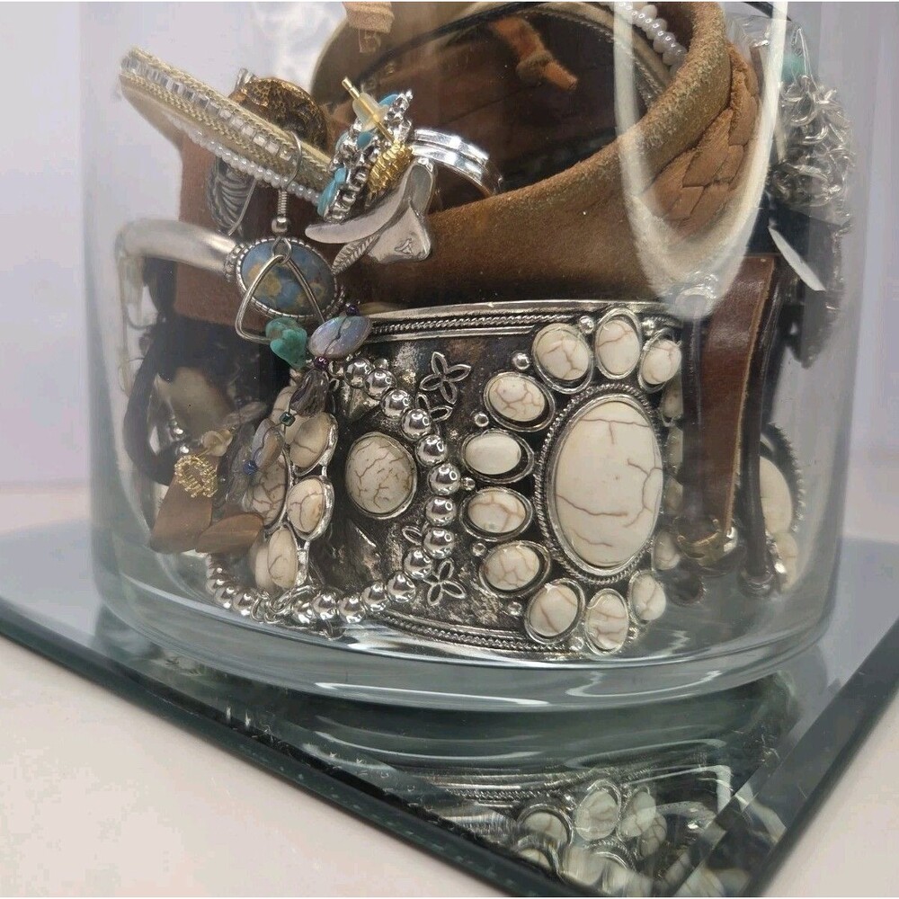 Over 3 Lbs Of Southwestern Cowboy Theme Wearable Jewelry Over 40 Pc Some  NWT
